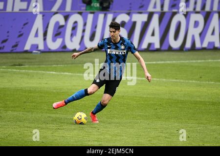 2/21/2021 - Derby Milan gegen Inter Meisterschaft 2020 21 auf dem Foto: STICKS (Foto by IPA/Sipa USA) Stockfoto