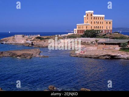 Alghero, Sardinien, Italien (gescannt von Farblider) Stockfoto