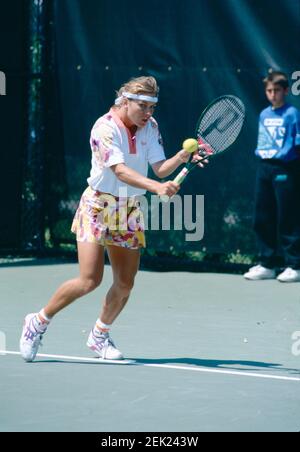 Deutsche Tennisspielerin Sabine Hack, Baccara 1990s Stockfoto