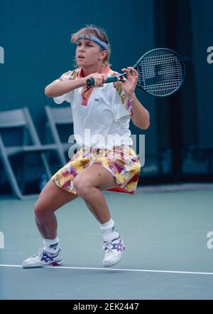 Deutsche Tennisspielerin Sabine Hack, Baccara 1990s Stockfoto