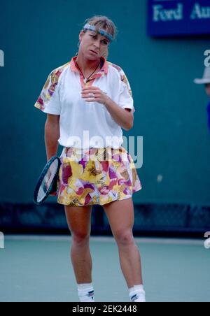 Deutsche Tennisspielerin Sabine Hack, Australian Open, 1993 Stockfoto