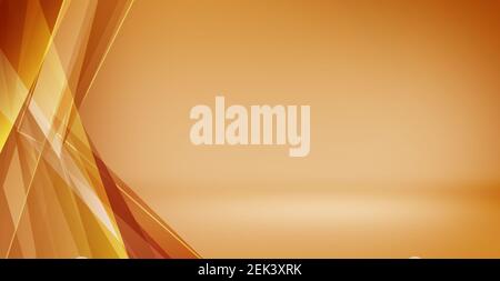 Abstract 3D gerenderte Raum Raum mit festen geometrischen Formen und Freier Speicherplatz Stockfoto