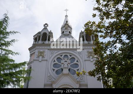 Parque de La Salette Parkkirche in Oliveira de Azemeis, Portugal Stockfoto