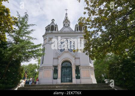 Parque de La Salette Parkkirche in Oliveira de Azemeis, Portugal Stockfoto