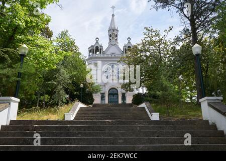 Parque de La Salette Parkkirche in Oliveira de Azemeis, Portugal Stockfoto