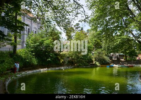 Parque de La Salette Park in Oliveira de Azemeis, Portugal Stockfoto