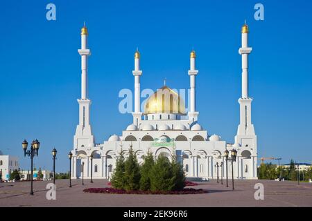 Kasachstan, Astana, Nur-Astana-Moschee Stockfoto