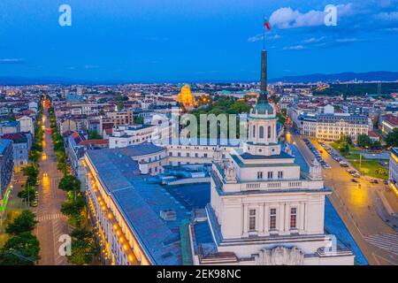 Gebäude der Nationalversammlung in Sofia, Bulgarien Stockfoto