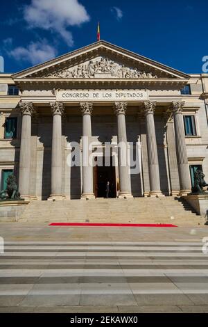 Madrid, Madrid, Spanien. Februar 2021, 23rd. Der Kongress der Abgeordneten nimmt am 40th. 23 Februar 2021 in Madrid, Spanien, Teil.1981 Quelle: Jack Abuin/ZUMA Wire/Alamy Live News 23 Stockfoto