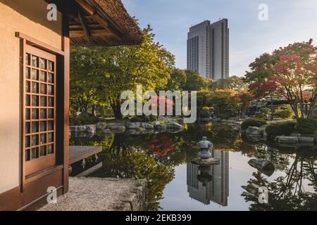 Deutschland, Hamburg, Planten un Blomen öffentlicher Park im Herbst Stockfoto