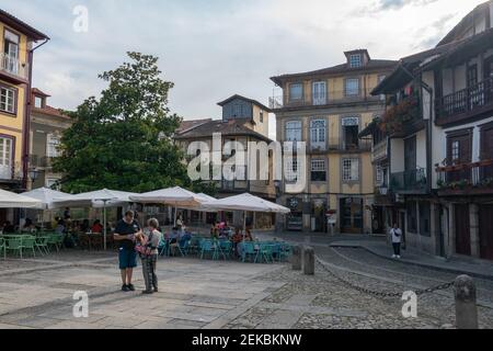 Largo da Misericordia in Guimaraes, Portugal Stockfoto