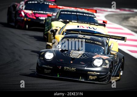 77 Ried Christian (deu), Beretta Michele (ita), Picariello Alessio (bel), Dempsey - Proton Racing, Porsche 911 RSR, Aktion während der 2020 4 Stunden von Le Castellet, 1st Lauf der 2020 European Le Mans Series, vom 17. Bis 19. Juli 2020 auf dem Circuit Paul Ricard, in Le Castellet, Frankreich - Foto Clément Marin / DPPI Stockfoto