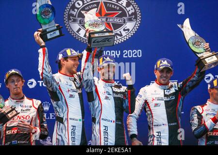 01 SENNA Bruno (BRA), MENEZES Gustavo (usa), NATO Norman (Fra), Rebellion R13 Gibson Team Rebellion Racing, während des Lone Star Le Mans 2020, 6 Stunden Circuit of the Americas, fünfter Lauf der FIA-Langstrecken-Saison 2020 vom 21. Bis 23. Februar in Austin, USA - Foto Clément Marin / DPPI Stockfoto