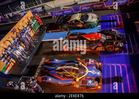 Podium mit 22 Hanson Phil (gbr), Albuquerque Filipe (prt), United Autosport, Oreca 07 Gibson, Action, 08 Garcia Esteban, (che), Droux David (che), Realteam Racing, Ligier JS P320 - Nissan, Action und 55 Cameron Duncan (gbr), Griffin Matthew (irl), Scott Aaron (gbr), Spirit of Race, Ferrari 488 GTE Evo, Action während der 2020 Le Castellet 240, 3rd Lauf der 2020 European Le Mans Series, Vom 28. Bis 29. August 2020 auf der Paul Ricard Rennstrecke, Belgien - Photo Xavi Bonilla / DPPI Stockfoto