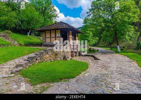 Wassermühle im Etar Ethnographischen Komplex Stockfoto