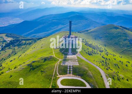 Denkmal Haus der Bulgarischen Kommunistischen Partei auf Buzludzha Gipfel In Bulgarien Stockfoto