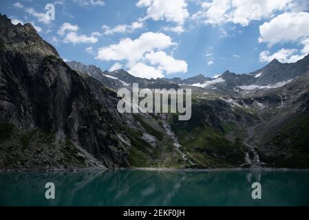 Schöner Gelmersee in Bern Schweiz Stockfoto