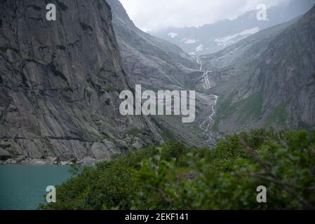 Schöner Gelmersee in Bern Schweiz Stockfoto