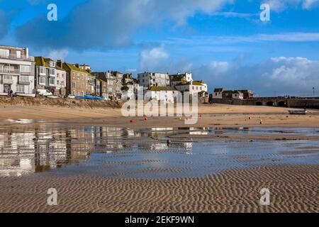 St Ives; Hafenstrand; Cornwall; UK Stockfoto