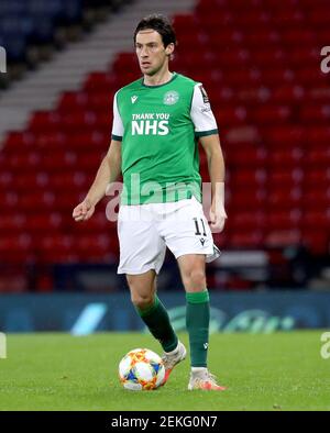 Aktenfoto vom 31-10-2020 von Hibernians Joe Newell. Ausgabedatum: Dienstag, 23. Februar 2021. Stockfoto