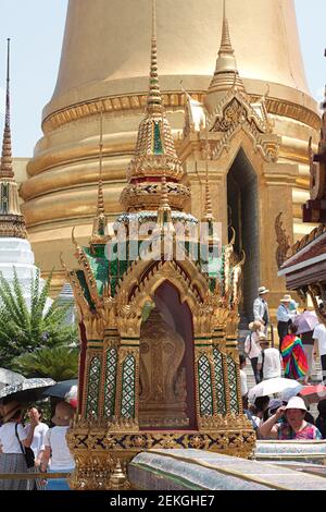 Wat Phra Kaeo, der Tempel des Smaragd-Buddha Stockfoto