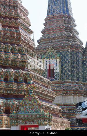 Wat Pho, Tempel des liegenden Buddha Stockfoto