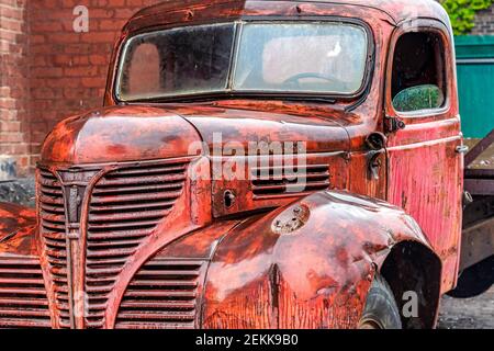 Destillery District Truck, Toronto, Kanada Stockfoto