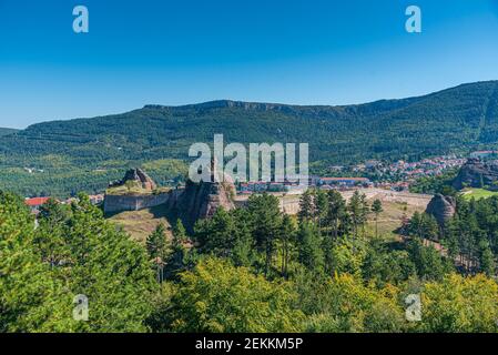 Berühmte Belogradchik Festung in Bulgarien Stockfoto