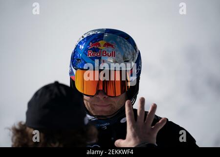 Cortina d'Ampezzo, Italien 21. Februar 2021: PINTURAULT Alexis (FRA) während der TELEPASS FIS ALPINE SKI WORLD CHAMPIONSHIPS 2021 Herren-Slalom Stockfoto