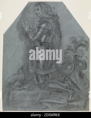 Unbekannt (-); Peter Paul Rubens (1577-1640), Jeanne d'Arc, 1620 - 1640 Stockfoto