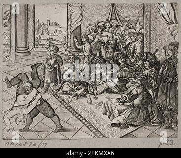 J. Muller (1700-1700), Illustration Til Adam Olearius, 'Persisches Rosenthal eines bedeutungsvollen Dichters Schich Saadi [...]', Schleswig 1660, 1660 Stockfoto