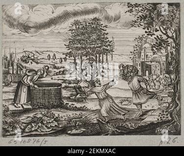 J. Muller (1700-1700), Illustration Til Adam Olearius, 'Persisches Rosenthal eines bedeutungsvollen Dichters Schich Saadi [...]', Schleswig 1660, 1660 Stockfoto