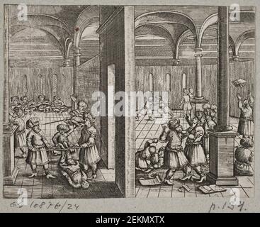 J. Muller (1700-1700), Illustration Til Adam Olearius, 'Persisches Rosenthal eines bedeutungsvollen Dichters Schich Saadi [...]', Schleswig 1660, 1660 Stockfoto
