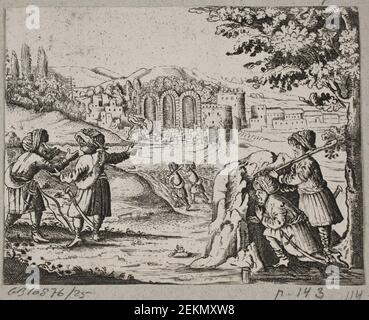 J. Muller (1700-1700), Illustration Til Adam Olearius, 'Persisches Rosenthal eines bedeutungsvollen Dichters Schich Saadi [...]', Schleswig 1660, 1660 Stockfoto
