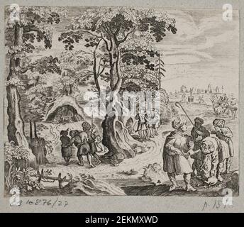 J. Muller (1700-1700), Illustration Til Adam Olearius, 'Persisches Rosenthal eines bedeutungsvollen Dichters Schich Saadi [...]', Schleswig 1660, 1660 Stockfoto