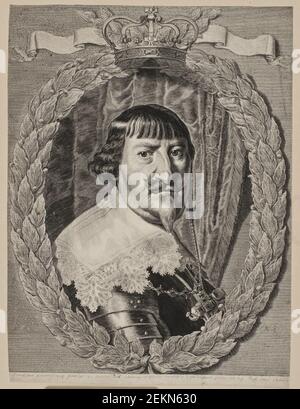 Theodor Matham (1607-1676); Abraham Wuchters (1608-1682), Christian IV., Denmark King, 1638-1676 Stockfoto