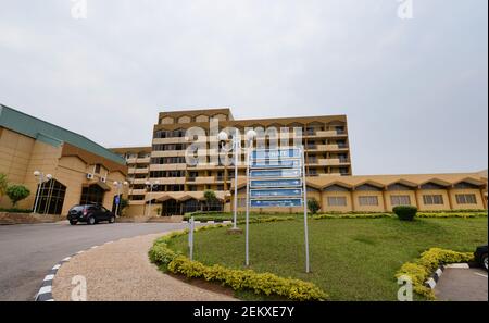 Parlamentsgebäude in Kigali, Ruanda. Stockfoto