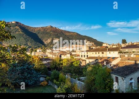 Stadtbild von die, Chatillon en Diois im Vercors Natural Regional Park, Diois, Drome, Frankreich in Europa Stockfoto