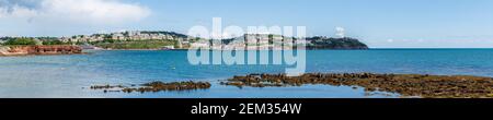 Livermead, Torbay, England, Großbritannien - Juni 06, 2019: Blick Richtung Torquay Stockfoto