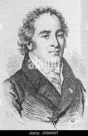 maret duc de bassano, 1804-1832 histoire de france par henri martin ,editeur furne 1880 Stockfoto