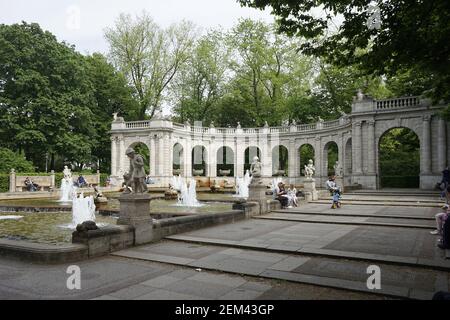 Märchenbrunnen Stockfoto