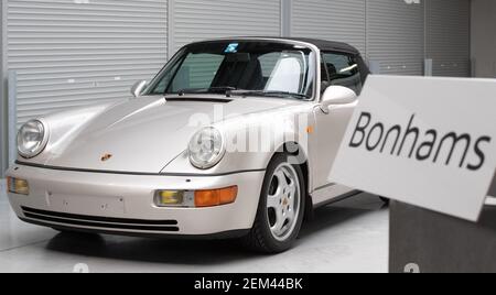 Abbildung Bild zeigt ein Porsche 964 WTL Automobil, das früher dem ehemaligen argentinischen Fußballstar Diego Armando Maradona gehörte, Mittwoch 24 Februar Stockfoto