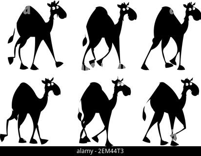 Set von lustigen Cartoon Tiere Stock Vektor