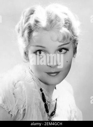 ANNA STEN (1908-1993) Ukrainisch-amerikanische Filmschauspielerin um 1935. Stockfoto