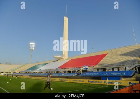 Florenz, Italien. Februar 2021, 24th. Innenansicht des Artemio Franchi Stadions in Florenz, Italien Credit: SPP Sport Press Photo. /Alamy Live Nachrichten Stockfoto