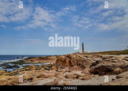 Cabo Polonio ist eine kleine Siedlung an der Ostküste Uruguays im Departement Rocha, ohne Straßen, die sie mit der Außenwelt verbinden. Stockfoto