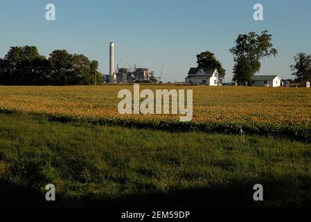 Prairie State Energy Campus wird 2010 im Südwesten errichtet Illinois Stockfoto