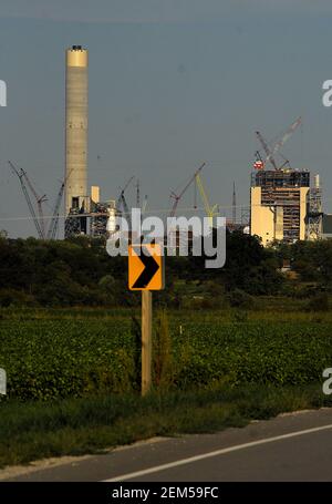 Prairie State Energy Campus wird 2010 im Südwesten errichtet Illinois Stockfoto