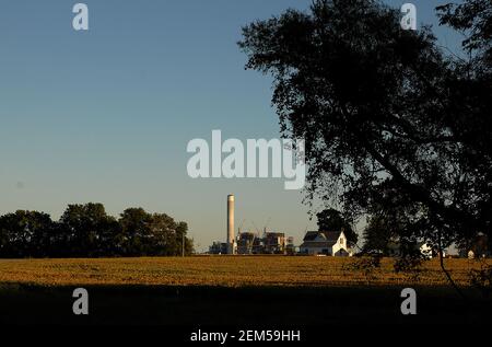 Prairie State Energy Campus wird 2010 im Südwesten errichtet Illinois Stockfoto