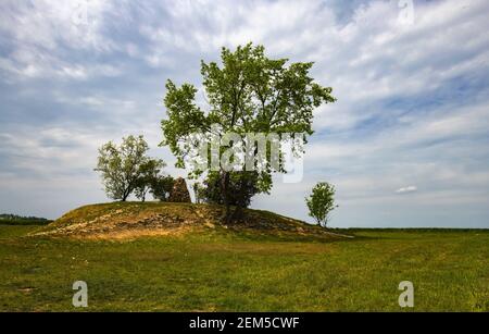 Hügel auf dem Weißen Berg in Prag, Tschechische Republik Stockfoto